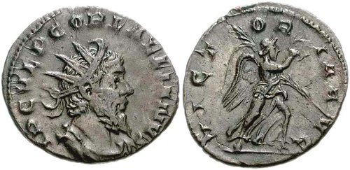 laelianus roman coin antoninianus
